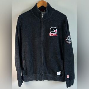Hudson’s Bay 2014 Sochi Olympics Canada Mens Full Zip L Hoodie Sweater Beaver
